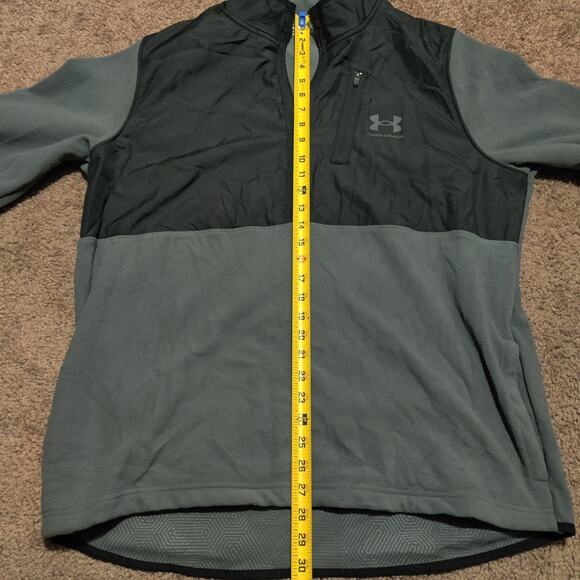 NWT Under Armour Coldgear Infrared Jacket Mens XL Fleece Lightweight 1/2 Zip - Picture 10 of 11